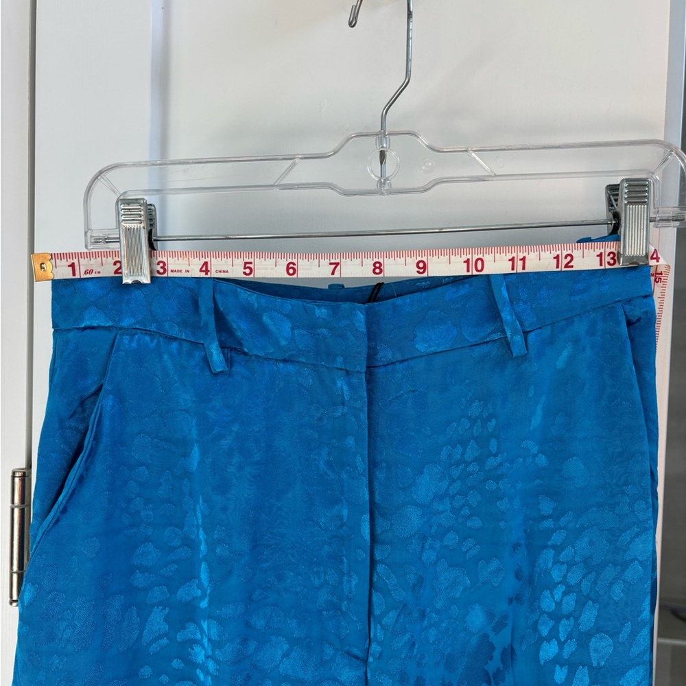 Zara Blue Wide Leg Pants - Picture 2 of 4